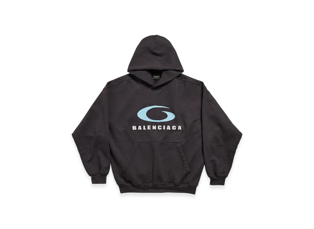 BALENCIAGA Loop Sports Icon Hoodie Medium Fit "Black"