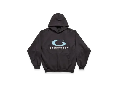 BALENCIAGA Loop Sports Icon Hoodie Medium Fit "Black"