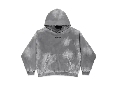 BALENCIAGA Men's Back Hoodie Medium Fit "Gray"