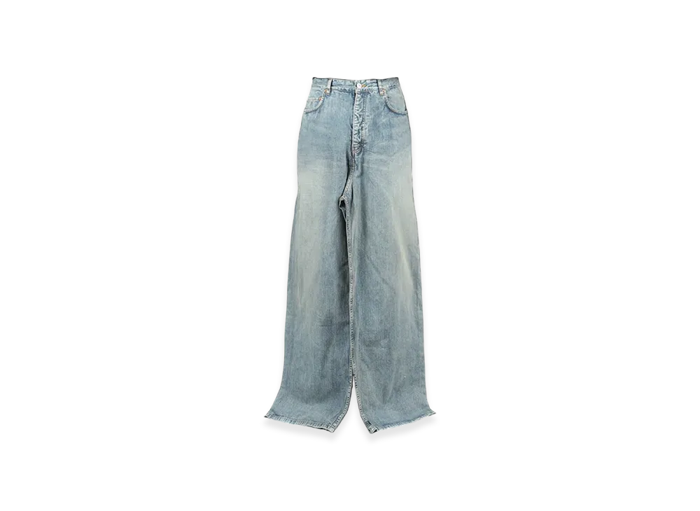 BALENCIAGA Double Front Pants "Light Blue"