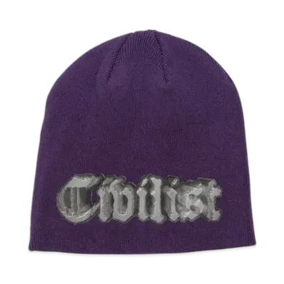 Civilist Skull Beanie "Purple"