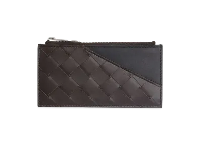 Bottega Veneta Zipped Card Case "Fondant"