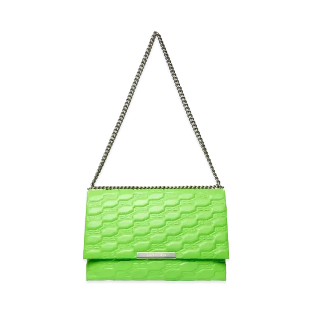BALENCIAGA Triplet XL Bag BB Monogram "Green"