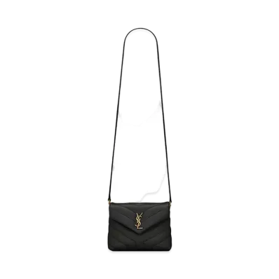 Saint Laurent Loulou Toy Bag In Matelasse Y Leather "Black"