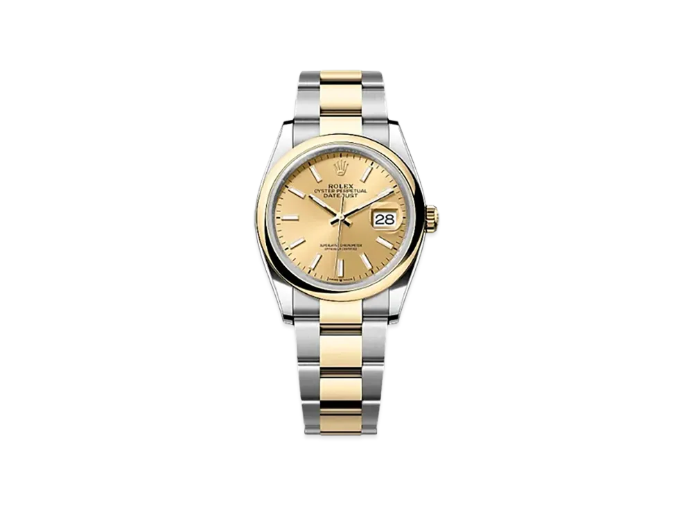 ROLEX Datejust 36 Oystersteel & Yellow Gold "Gold"