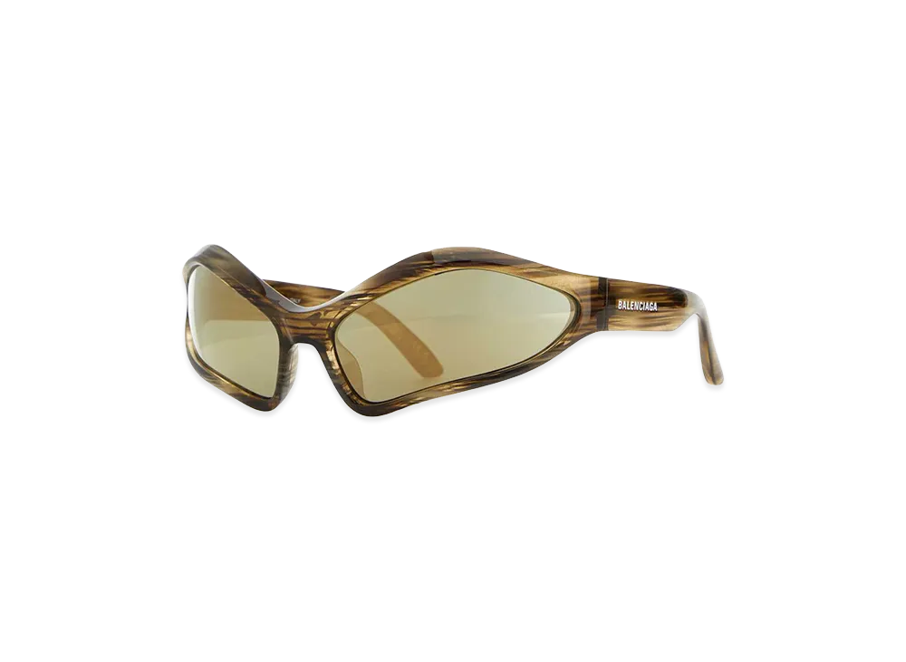 BALENCIAGA Multicolor Acetate Fennec Oval Sunglasses "Multicoloured"