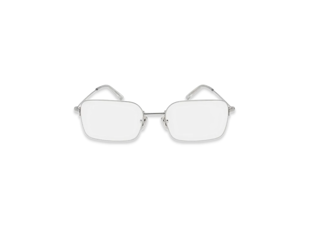 BALENCIAGA Invisible Rectangle Sunglasses "Clear"