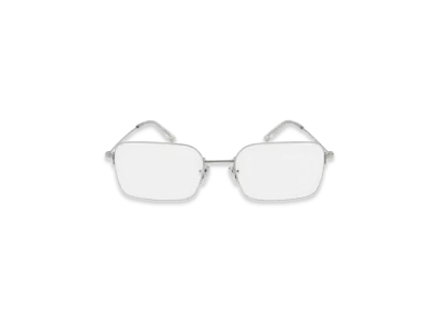 BALENCIAGA Invisible Rectangle Sunglasses "Clear"