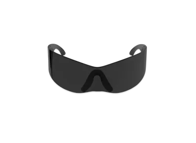 BALENCIAGA Panther Mask Sunglasses in Injected Nylon "Black"