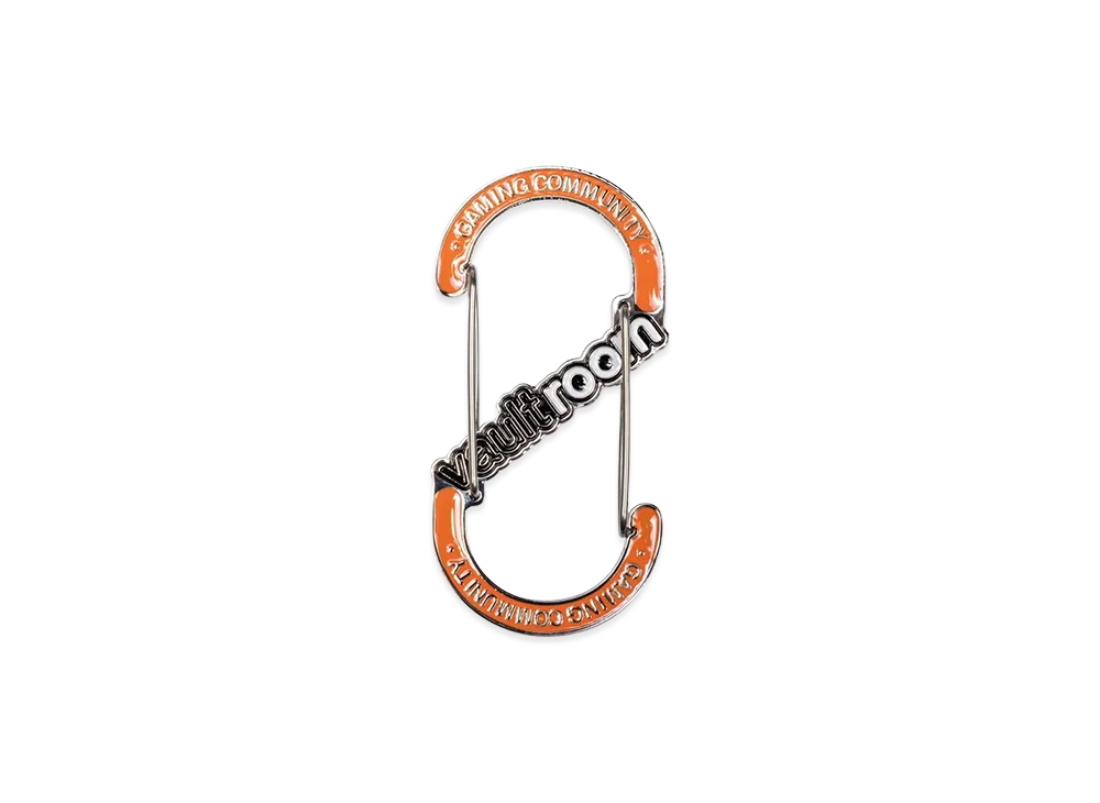 VAULTROOM Logo Carabiner "Orange"