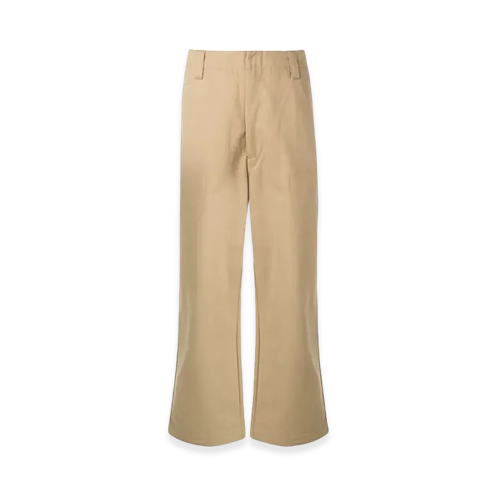 Acne Studios Tapered Pleated Cotton Twill Trousers "Sand Beige"