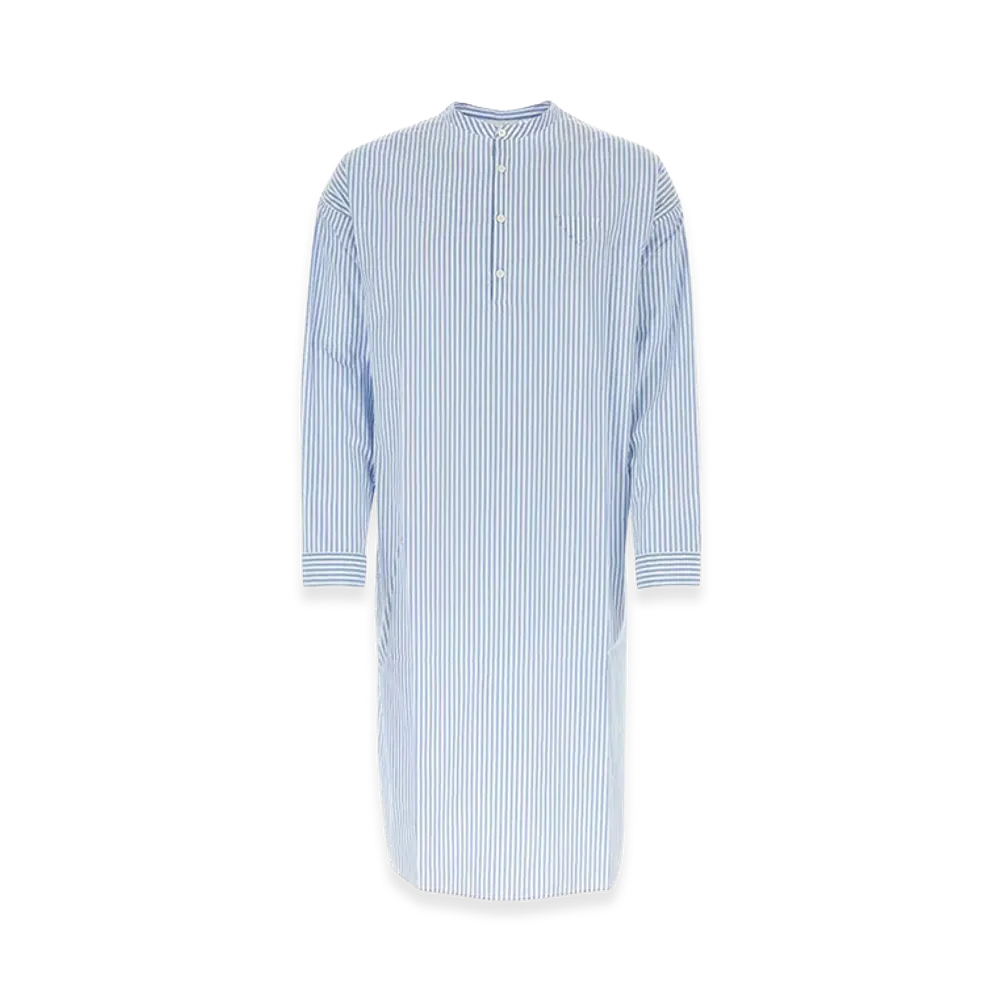 PRADA Printed Cotton Shirt "Stripped"