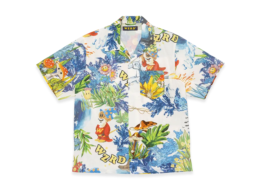 WZRD Aloha Shirt "White"