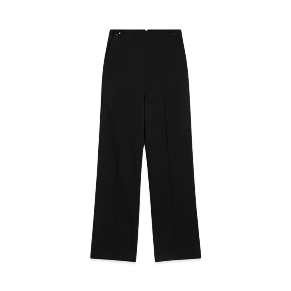 AMI PARIS Wool Sailor Pants "Black"