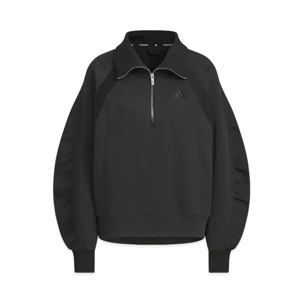adidas Luxflow Sports Half-Zip Spacer Sweatshirt "Black"