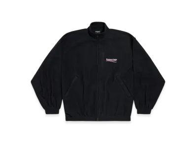BALENCIAGA Political Campaign Zip-Up Jacket "Black"