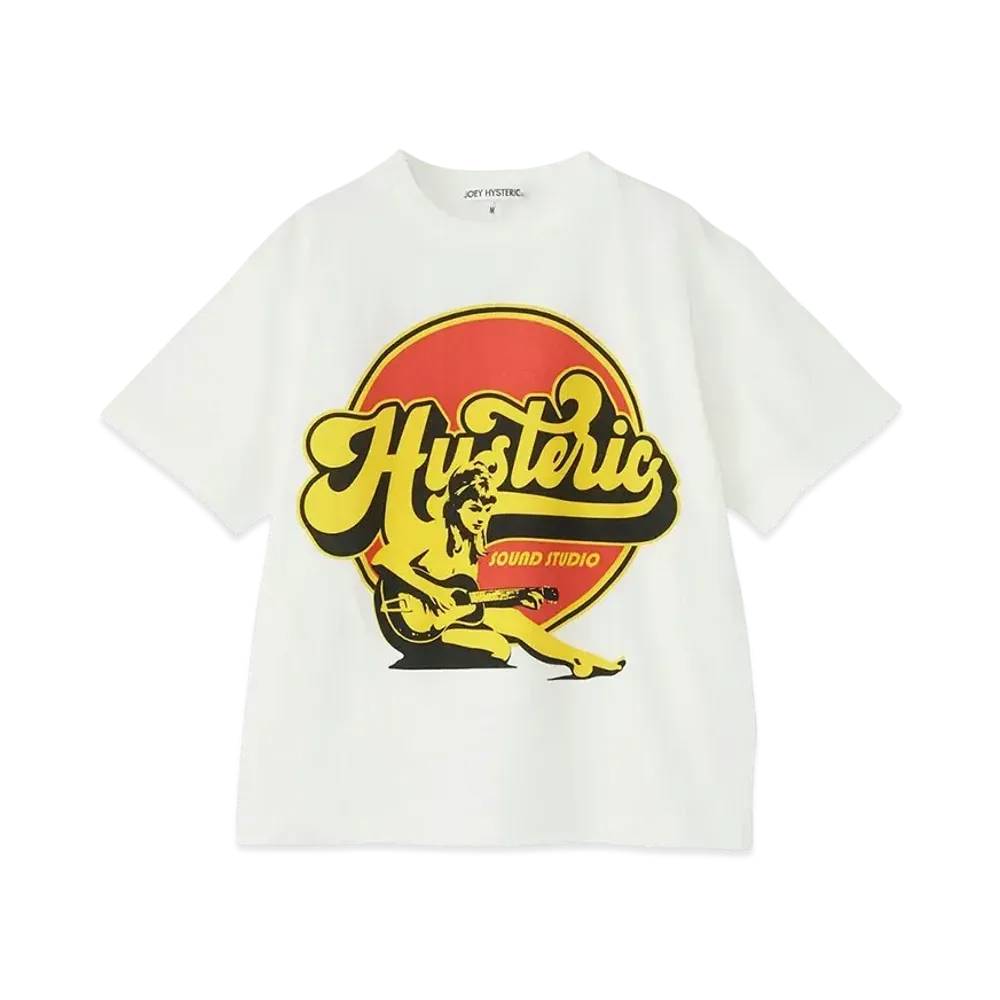 HYSTERIC GLAMOUR Kids Item Hysteric Sound Studio T-Shirt "White"