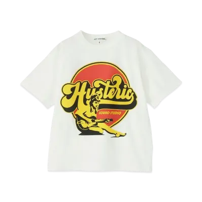 HYSTERIC GLAMOUR Kids Item Hysteric Sound Studio T-Shirt "White"