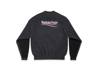 BALENCIAGA Political Campaign Hybrid Sweater "Black"