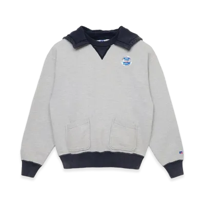 GDC x Russell x Project D Sunfaded Sweat Hoodie "Gray"