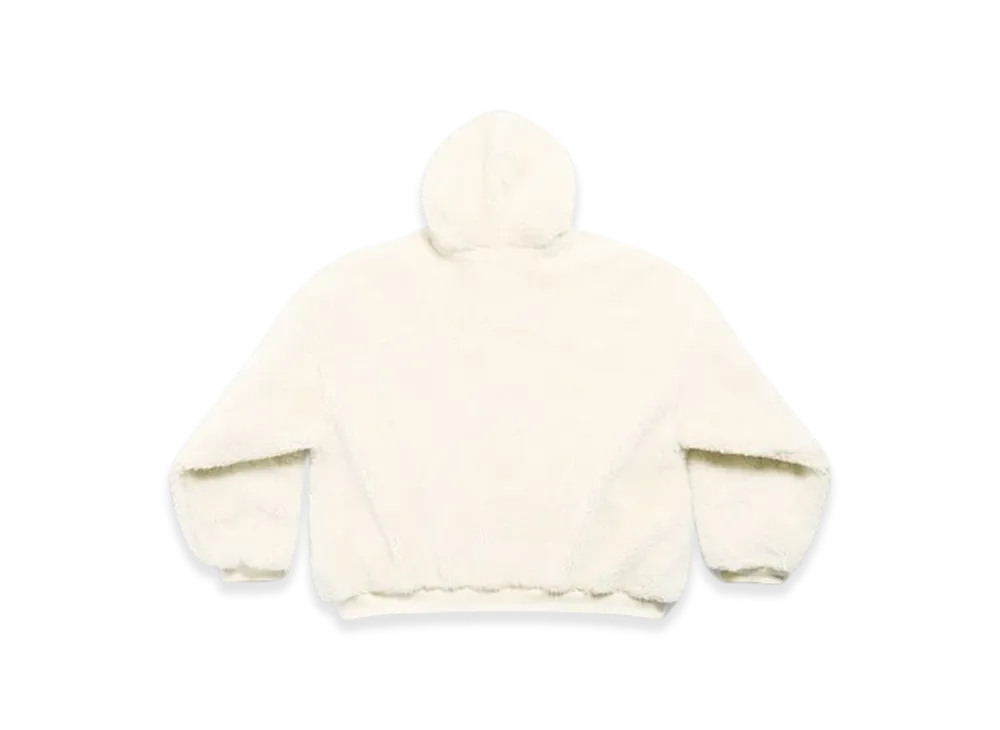 BALENCIAGA Outerwear Zip Up Hoodie "White"
