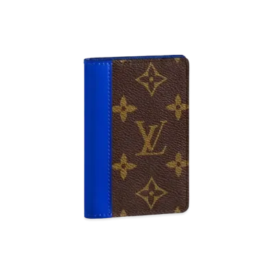 Louis Vuitton Pocket Organizer Monogram Macassar "Blue"