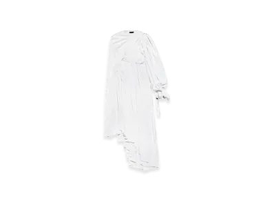 BALENCIAGA Women's All Dress "White Black"