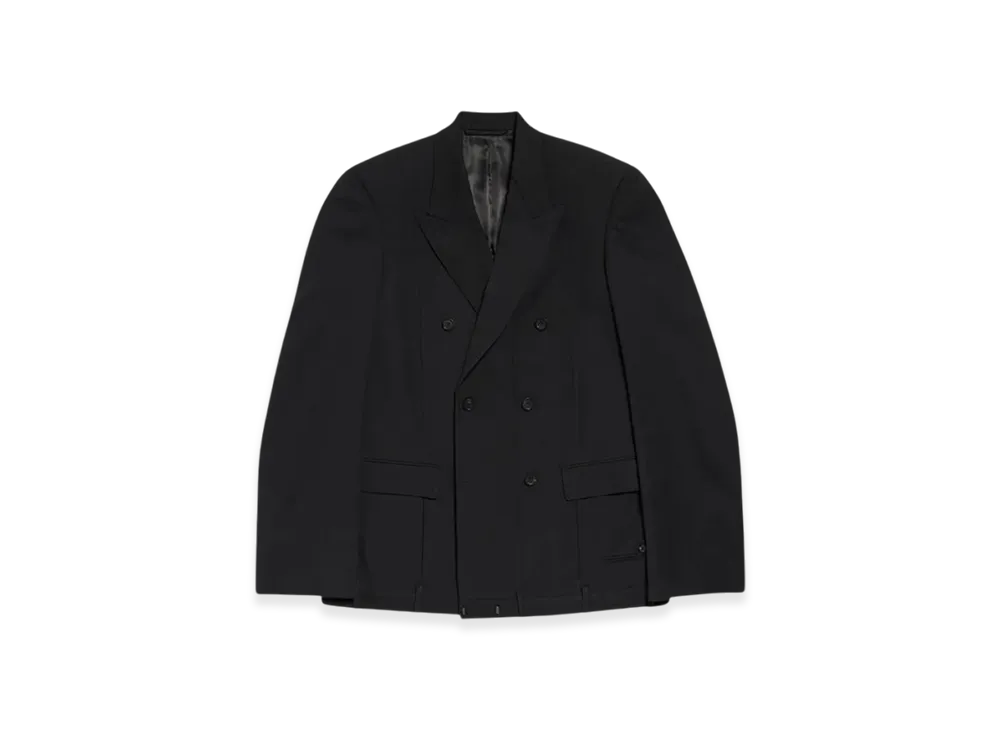 BALENCIAGA Deconstructed Jacket "Black"