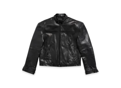BALENCIAGA Deconstructed Zip-Up Jacket "Black"