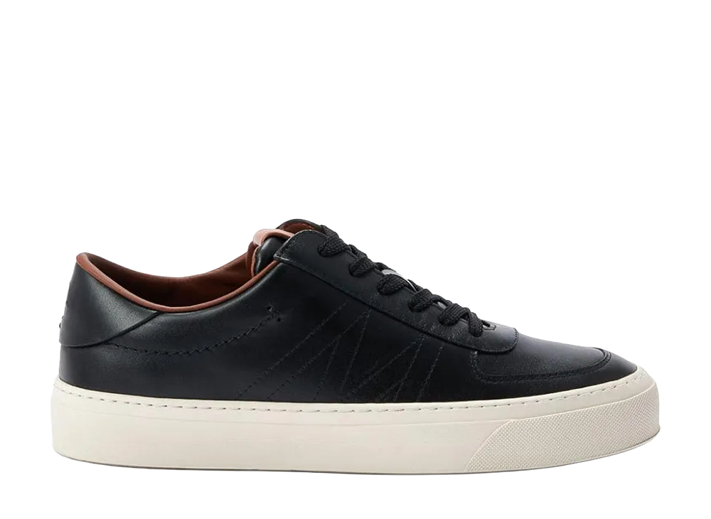 Moncler Monclub Low-Top Leather Sneakers "Black"