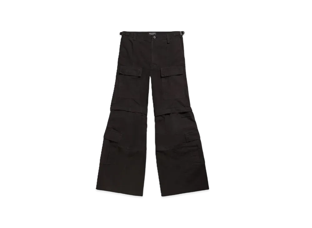 BALENCIAGA FlaRed Cargo Pants "Black"