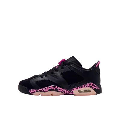 Nike GS Air Jordan 6 Low "Black/Pink Foam"