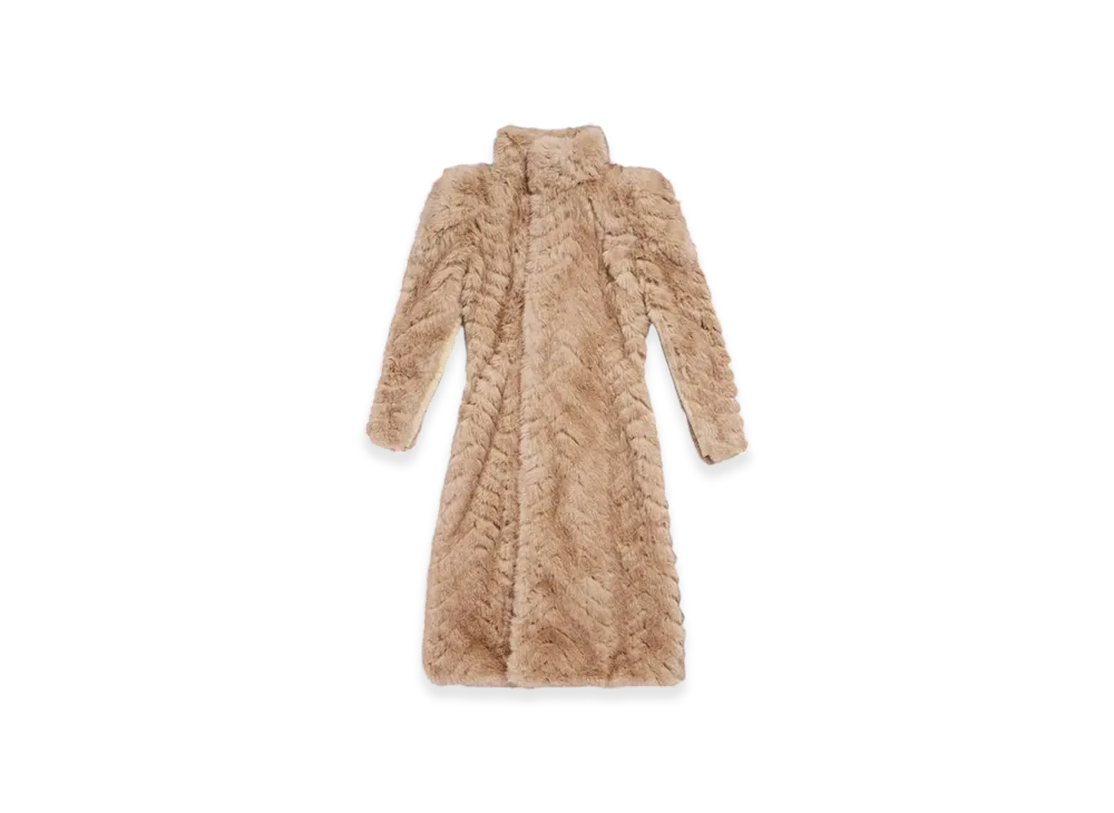 【BALENCIAGA】フィット・ラウンドショルダー・コート BALENCIAGA】フィット・ラウンドショルダー・コート (BALENCIAGA