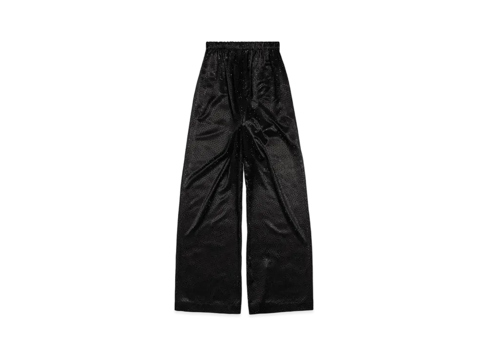 BALENCIAGA Women's Rhinestone Pyjama Pants "Black"
