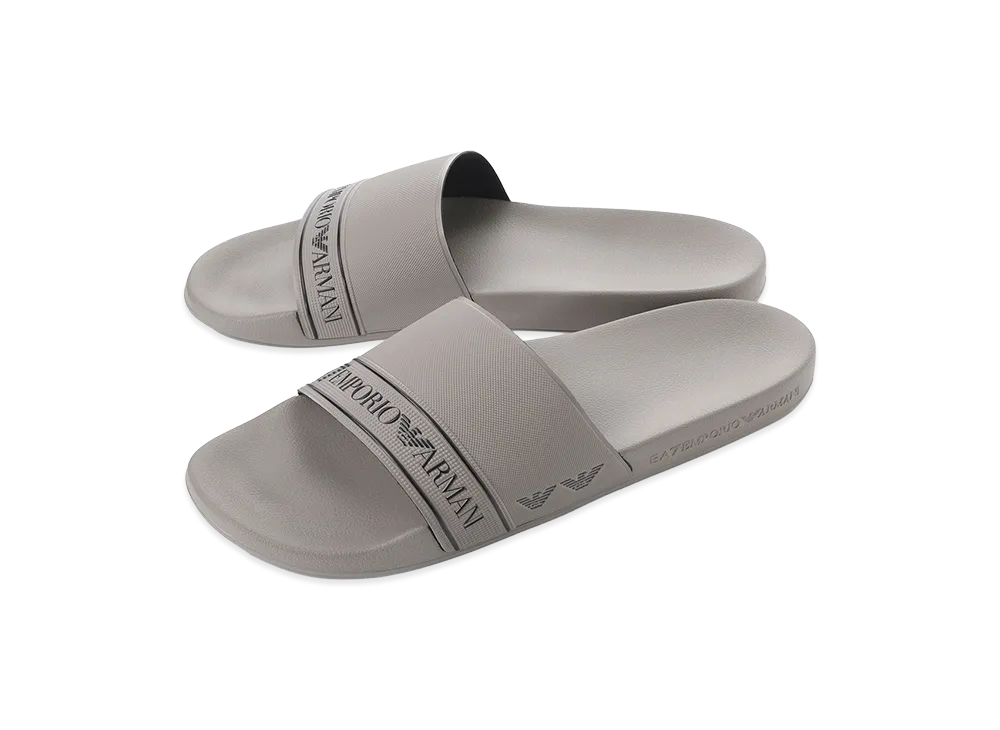 EMPORIO ARMANI EA7 Sandals "Roasted Cashew/Black"