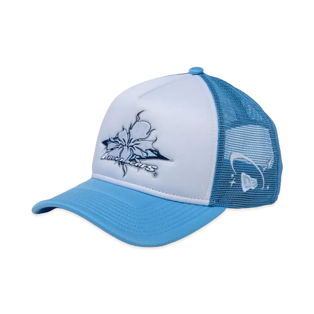 NEW ERA x Rave Racers 9Forty A-Frame Trucker Guccimaze "Light Blue"