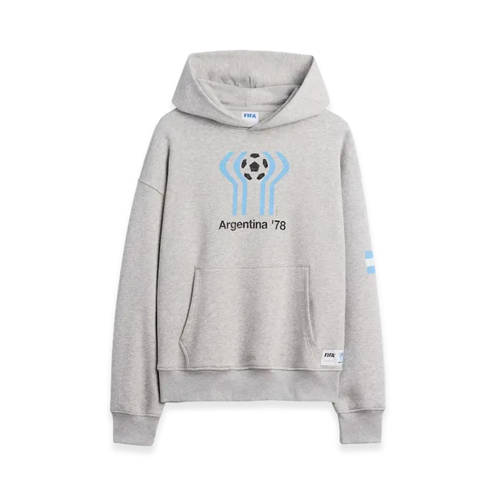 Gap x Ouigi Theodore FIFA World Cup Vintage Soft French Terry Oversized Hoodie Argentina "Gray"