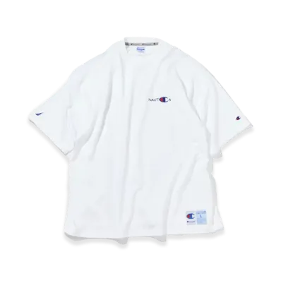 Champion x NAUTICA Embroidered Heavyweight T-Shirt "White"