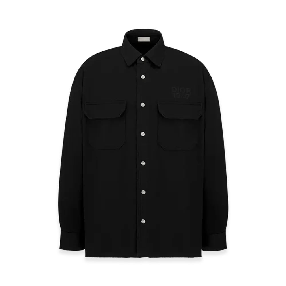 Dior Gabardine Overshirt "Black"