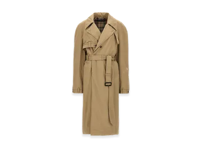 BALENCIAGA Women's 'Deconstructed' Trench Coat "Beige"