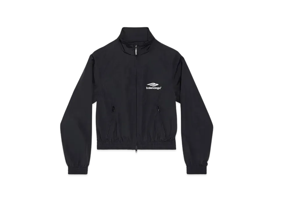 BALENCIAGA 3B Sports Icon Fit Tracksuit Jacket "Black"