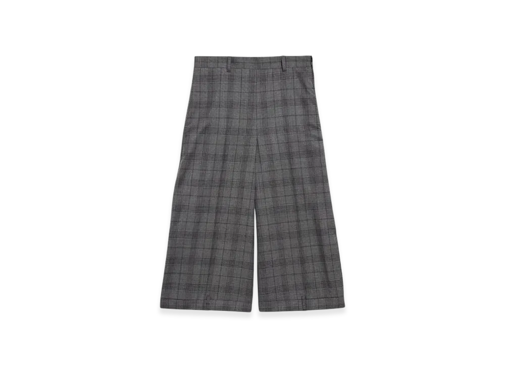 BALENCIAGA Women's Deconstructed Long Shorts "Grey"