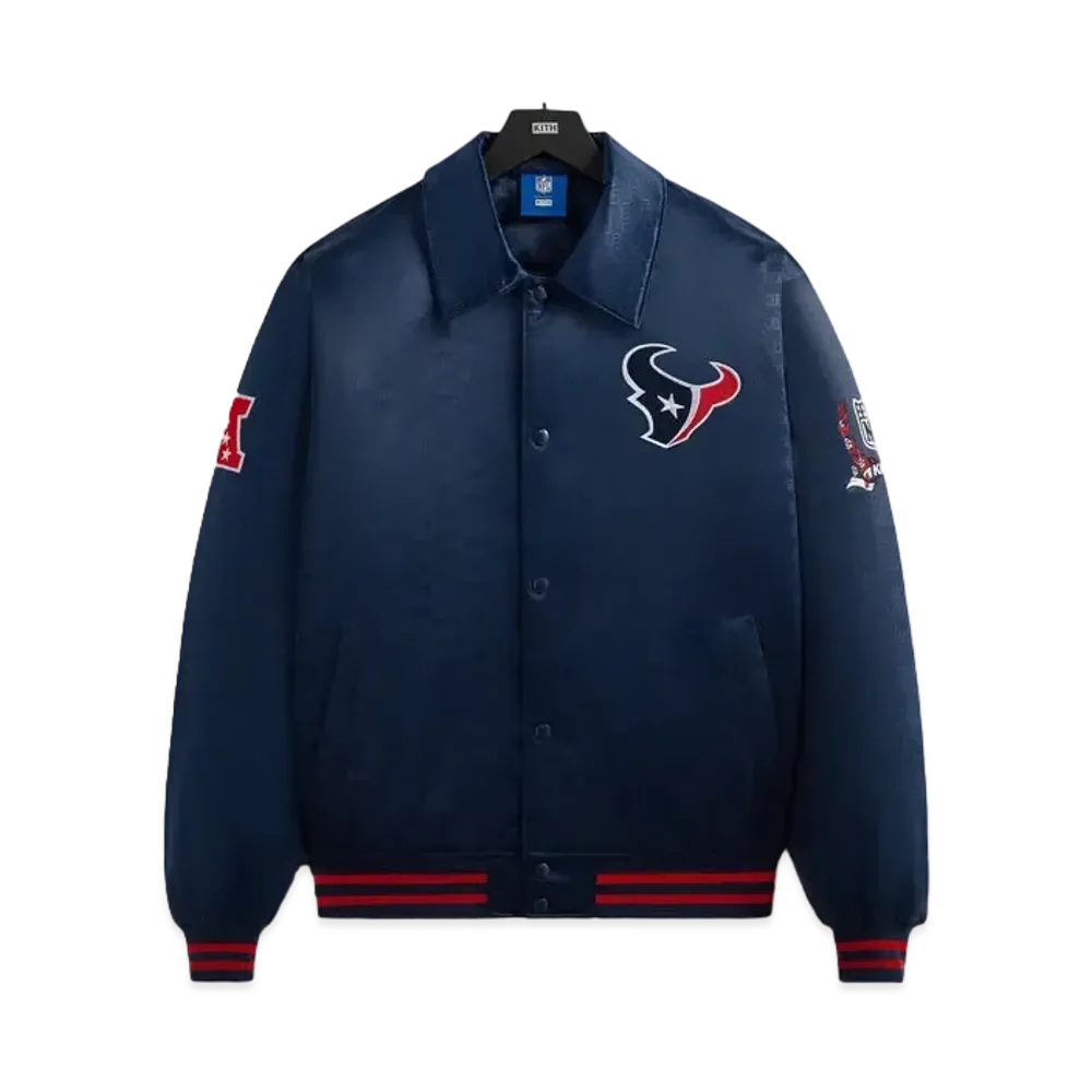 Kith x the NFL: Texans Satin Bomber Jacket "Meter"