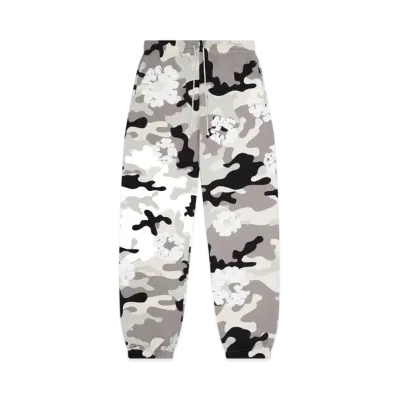 DENIM TEARS White Camo Cotton Wreath Sweatpant "Snow Camo"