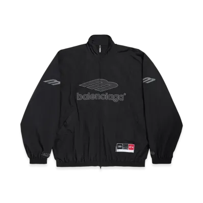 BALENCIAGA 3B Football Tracksuit Jacket "Black"
