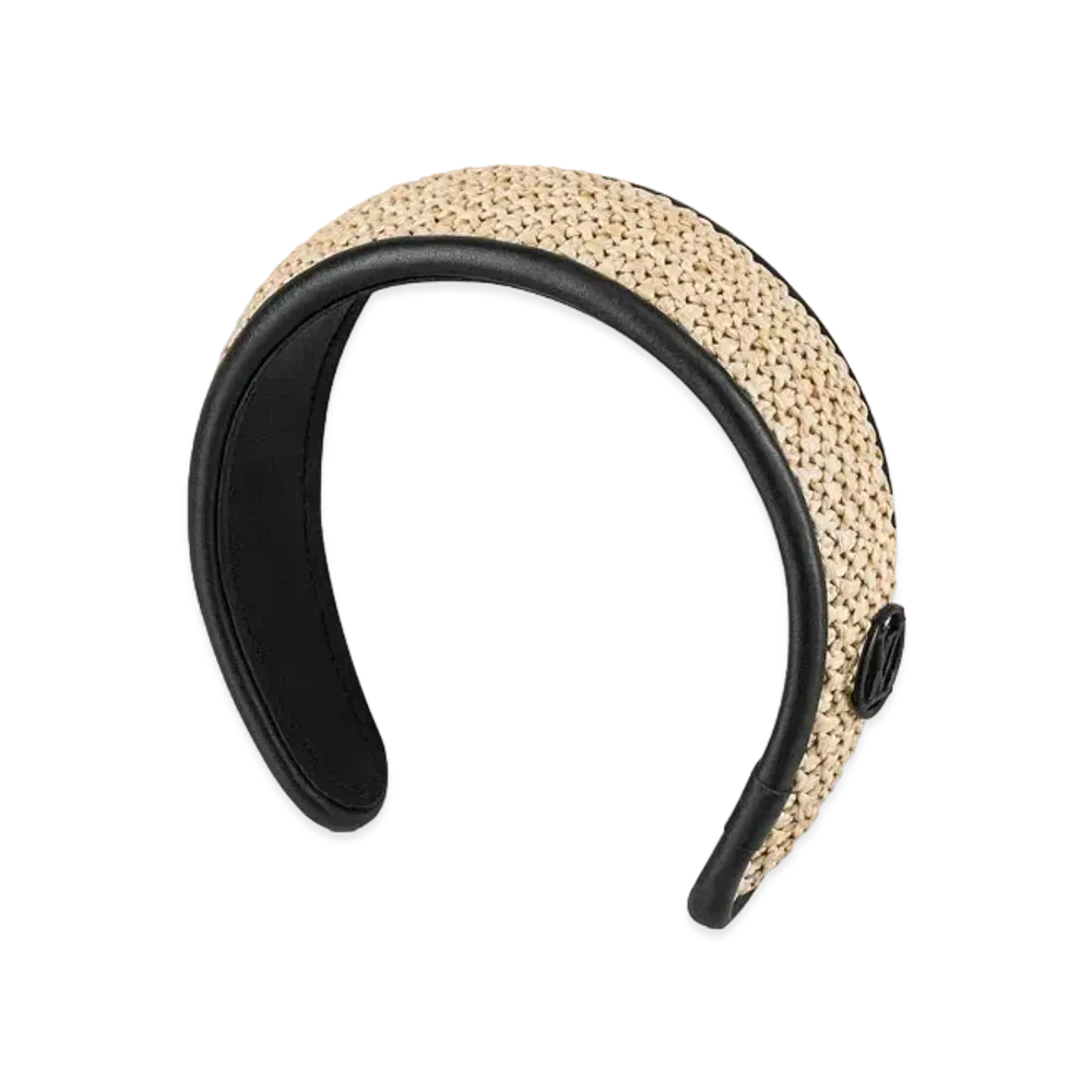 Louis Vuitton Raphia Headband "Beige"