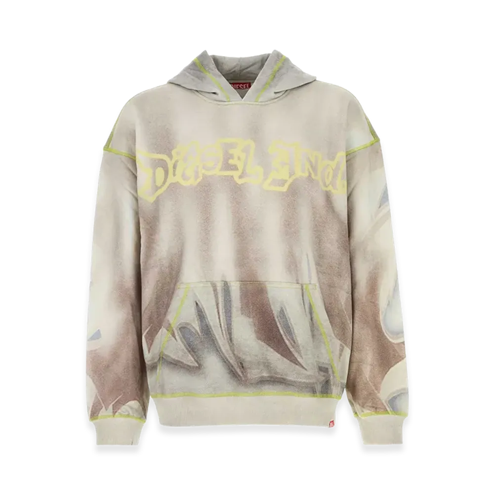 Diesel Printed Cotton Sweatshirt "Multi"