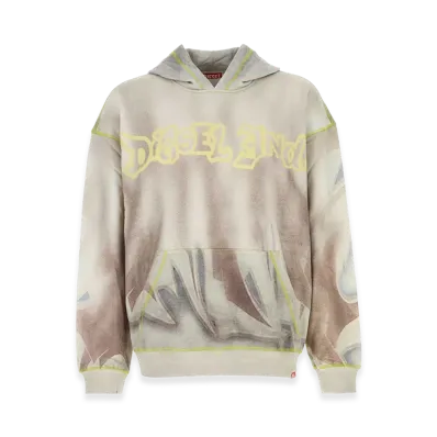 Diesel Printed Cotton Sweatshirt "Multi"