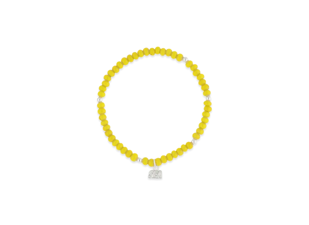 WIND AND SEA IVX Japan WDS White Hearts Bracelet "Yellow"