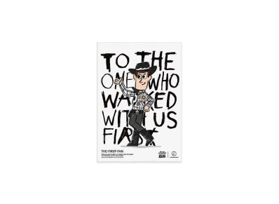 PEACEMINUSONE x Toy Story THE FIRST FAN Poster A3 03 "White" / G-DRAGON